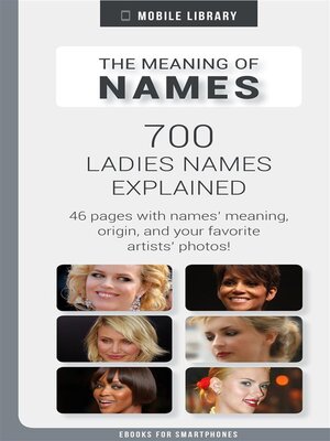 cover image of Meaning of Ladies Names